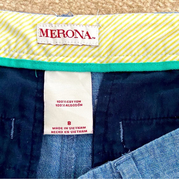 - Merona Chambray Shorts 4” Inseam - Picture 3 of 7